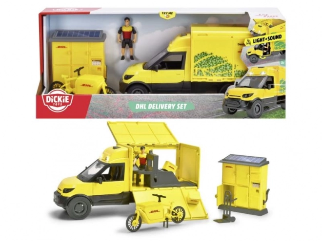 Sada s vozidlem DHL 25 cm City