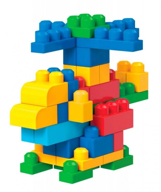 Mega Bloks First Builders Kostky v plastovém pytli 80 ks