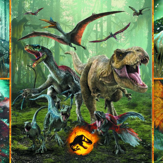 Puzzle Neobvyklí dinosauři XL 160 dílků