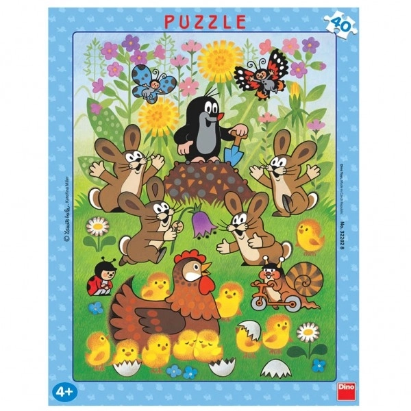 Deskové puzzle Krtek a velikonoce 40 dílků