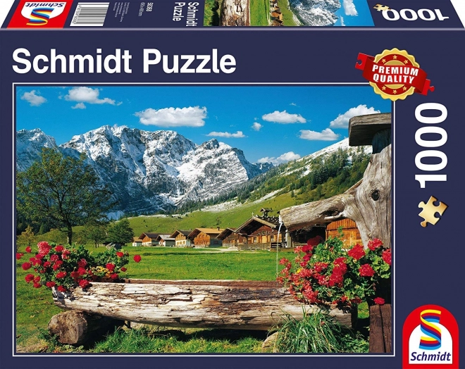 Schmidt puzzle horský ráj 1000 dílků