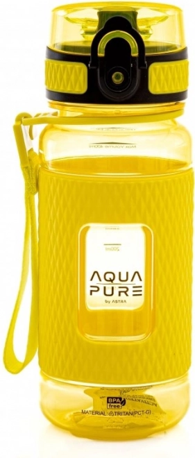 ASTRA Zdravá láhev na vodu Aqua Pure 400ml žlutá