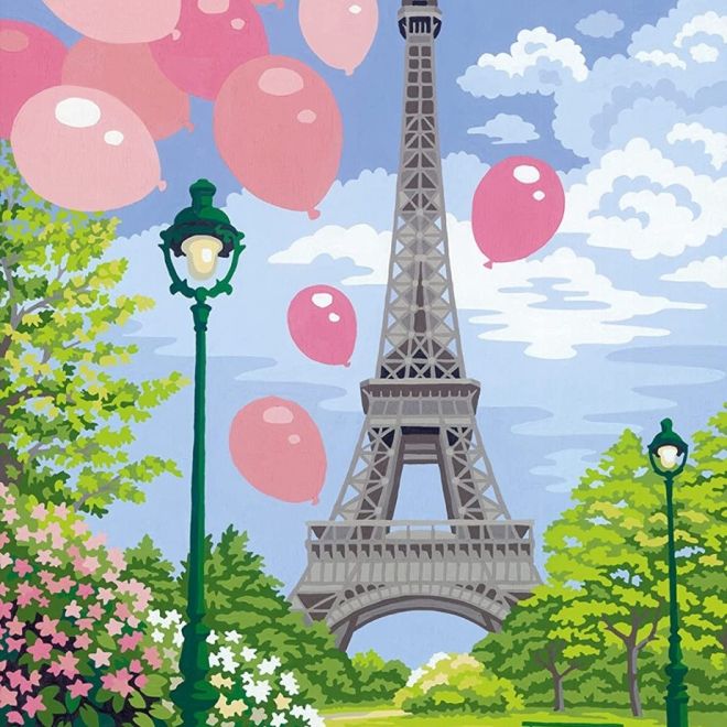 CreArt malování Jaro v Paříži