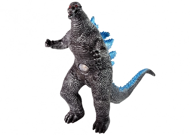 Velká Godzilla šedá dinosaurus postava Zvuk 42cm