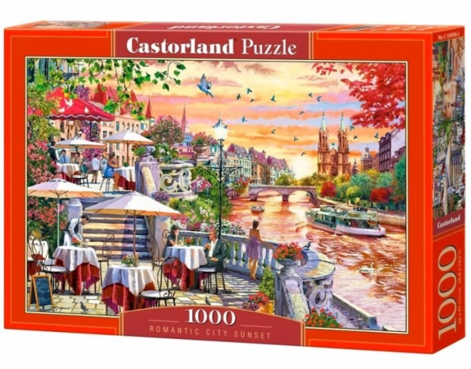 Puzzle 1000 prvků Romantický západ slunce