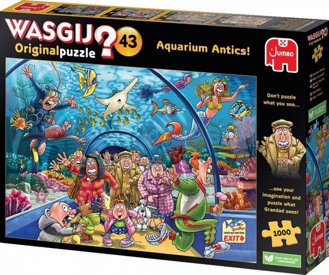 JUMBO Puzzle WASGIJ 43: Akvarijní kratochvíle! 1000 dílků