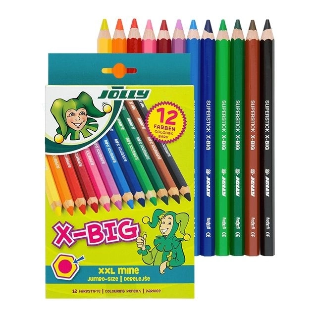 X-Big Jolly velké pastelky 12 barev