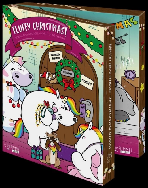 Adventní kosmetický kalendář s jednorožci