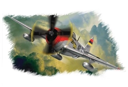 Model letadla P-47D Thunderbolt v měřítku 1/72