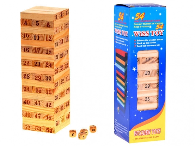 Dřevěná věž JENGA STOCK TOWER GR0189