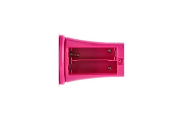 Mikrofon s nahranými písničkami plast 23cm růžový na baterie se zvukem v krabici 20x27x6,5cm