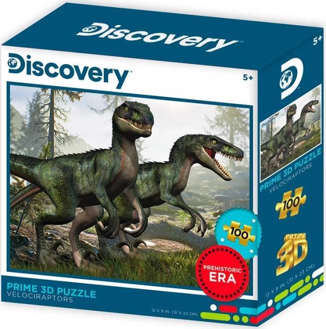 3D puzzle Objevování světa: Velociraptoři