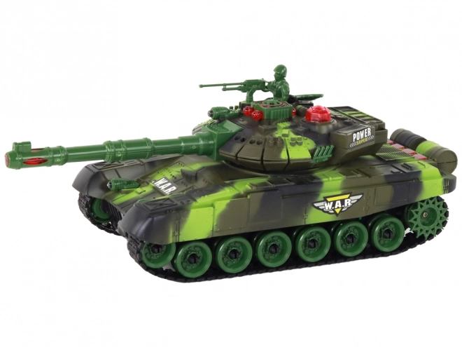 Velký dálkově ovládaný vojenský tank RC 360 stupňů