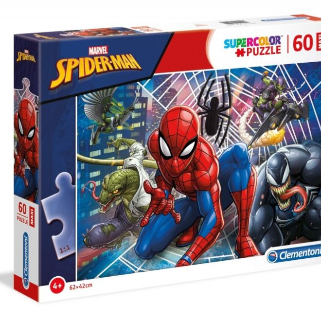 Puzzle 60 dílků Maxi Super Colour - Spider-Man