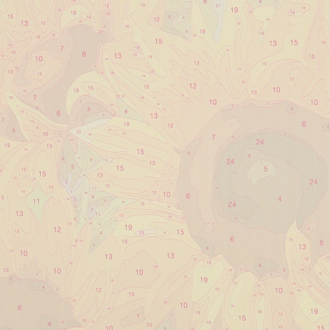 Malování podle čísel Slunečnice