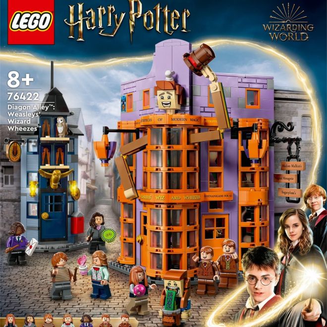 Harry Potter cihly 76422 Diagon Alley: Kouzelnické žertíky Weasleyových