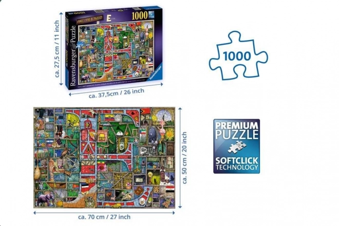 Puzzle 2D 1000 dílků Úžasná abeceda E