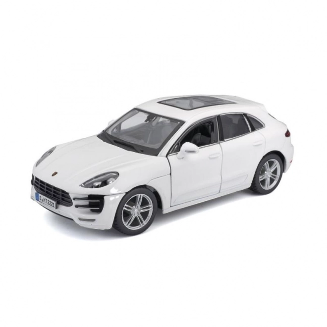 Porsche Macan 1:24 Bburago Plus Bílá