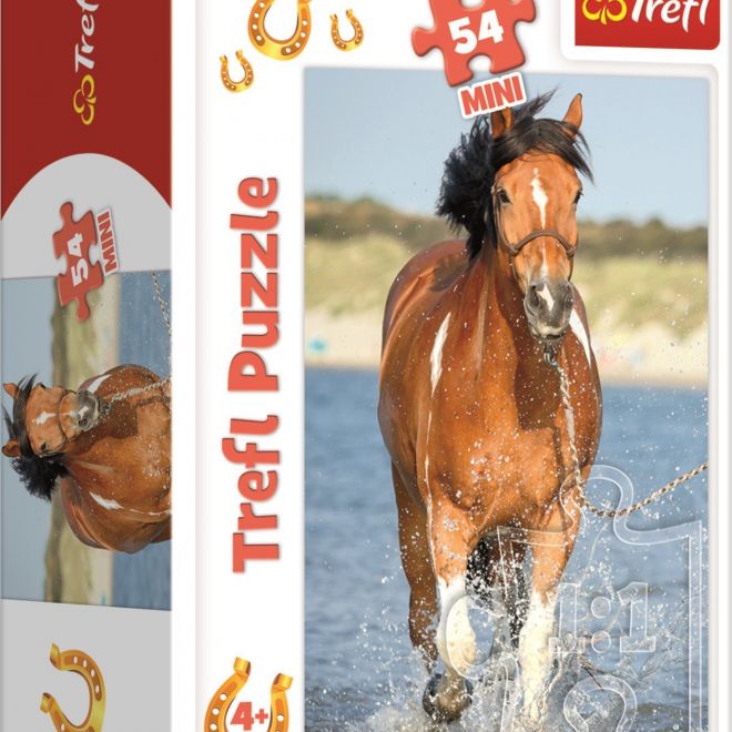 TREFL Puzzle Svět koní: Osvěžení v řece 54 dílků
