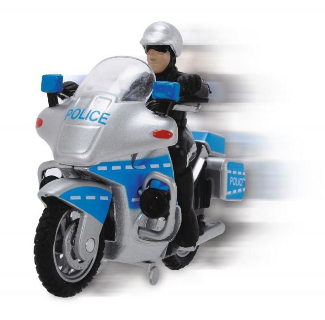 Policejní motocykl s příslušenstvím