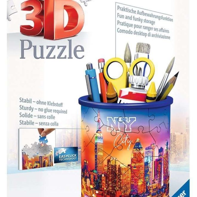RAVENSBURGER 3D puzzle stojan: New York City 54 dílků