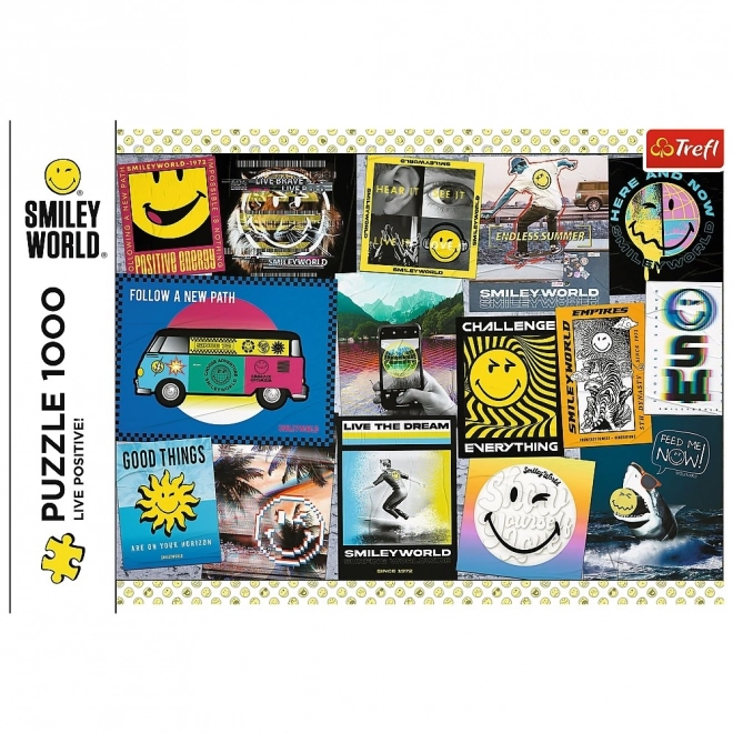 Puzzle 1000 prvků Live pozitivně Smiley 10729