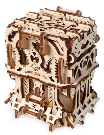 Ugears 3D puzzle - Karetní box 65 dílků