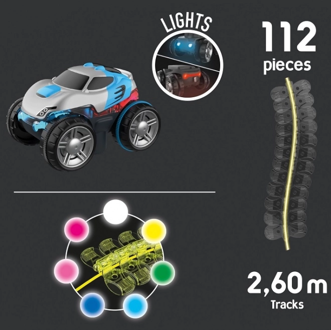 Sada autodráhy Flextreme Neon