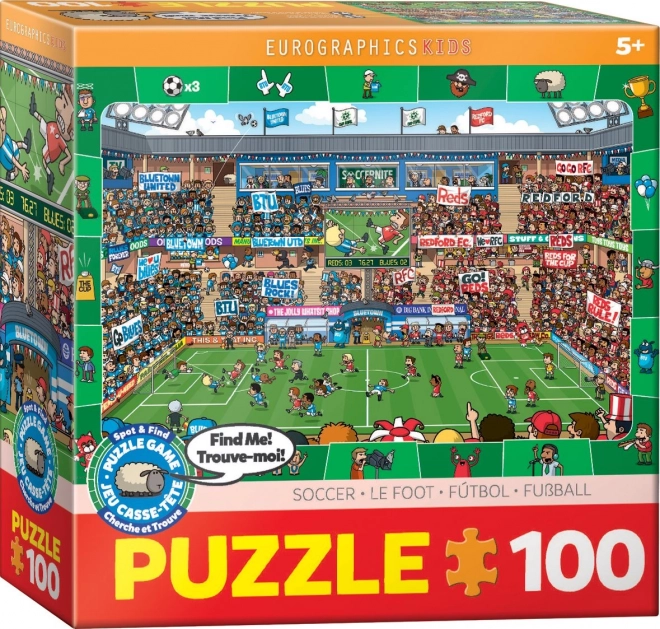 EUROGRAPHICS Spot & Find puzzle Fotbal 100 dílků