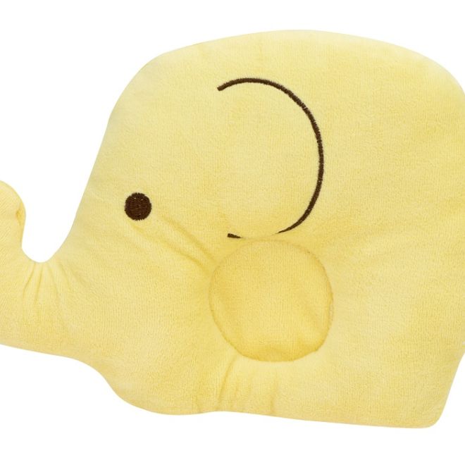 Dětský polštářek ve tvaru sloníka – Růžový