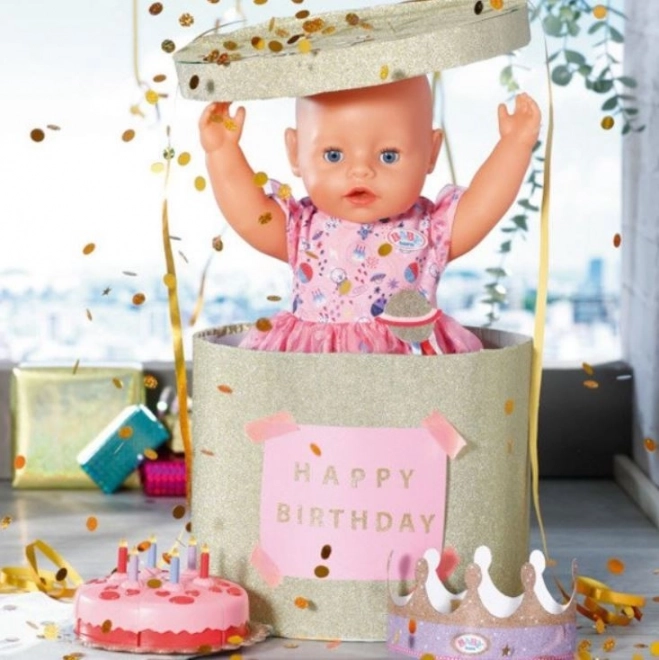 BABY born Souprava s dortem Deluxe Narozeninová edice, 43 cm