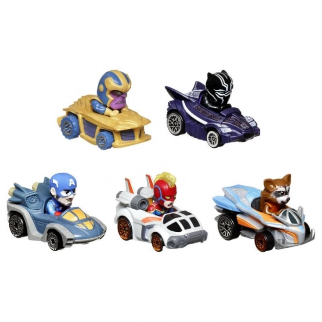 Sada autíček Marvel Hot Wheels