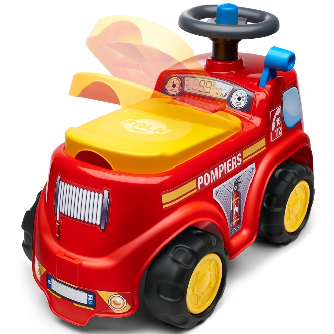 Jezdící hasičské auto s klaksonem pro děti od FALK