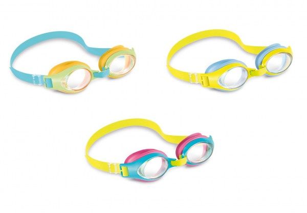 Dětské plavecké brýle – Se žlutými obroučkami