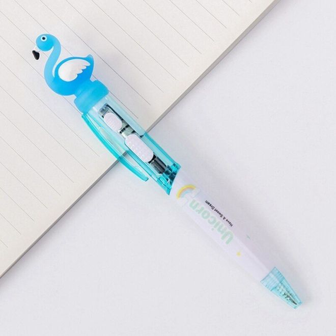 LED pero s plameňákem – Modré
