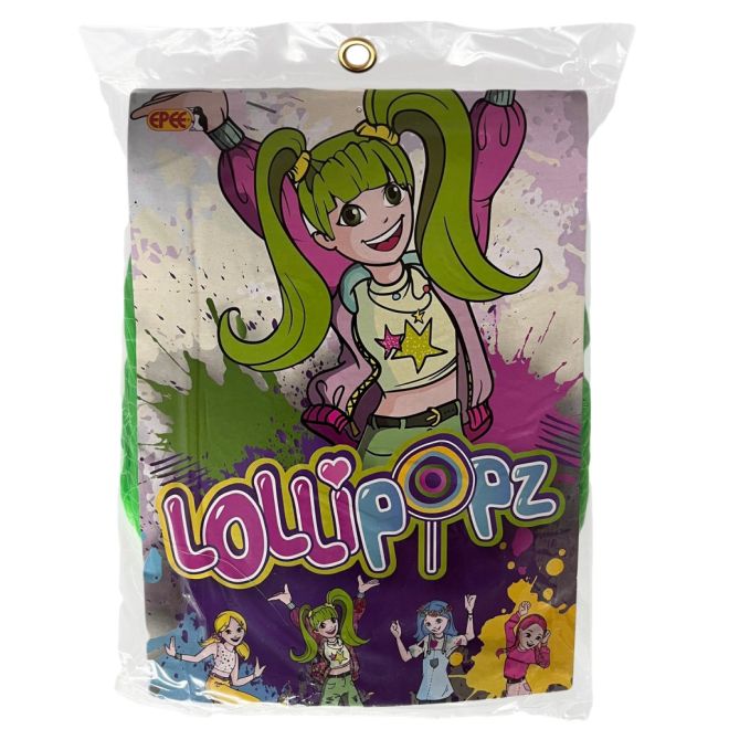 Paruka Lollipopz – Zelená s culíky