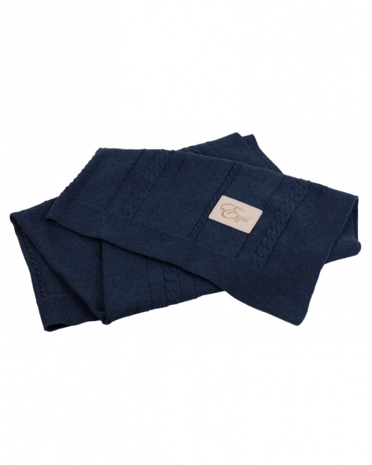 Deka z organické bavlny, Jeans Blue