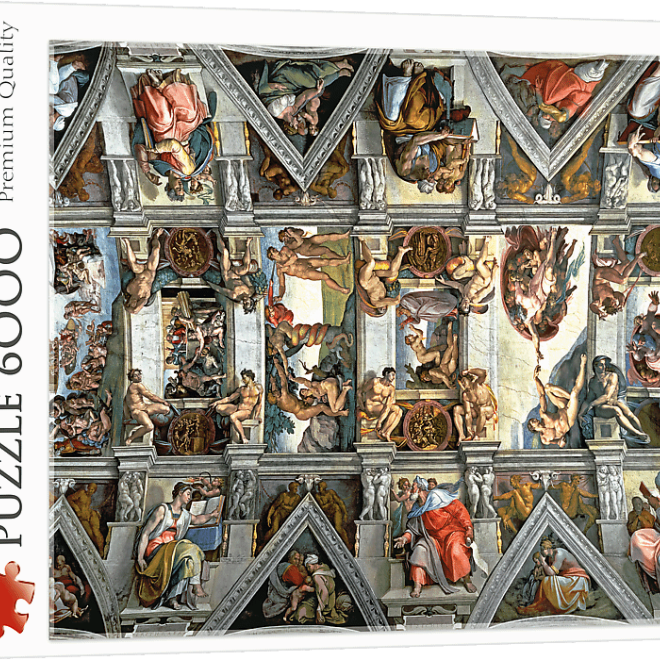 TREFL Puzzle Strop Sixtinské kaple 6000 dílků
