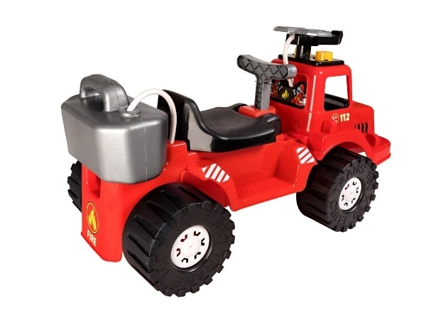 Odrážedlo - hasičské auto stříkající vodu