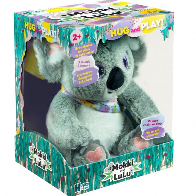 Interaktivní maskot koala Mokki a mládě koaly Lulu