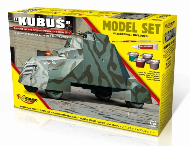 Obrněný automobil 'Kubuś' set