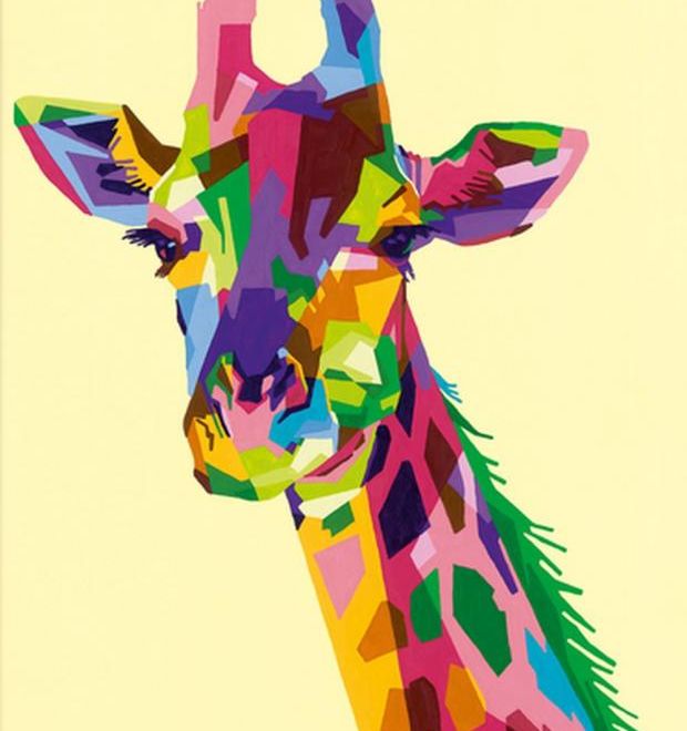 CreArt Vtipná žirafa