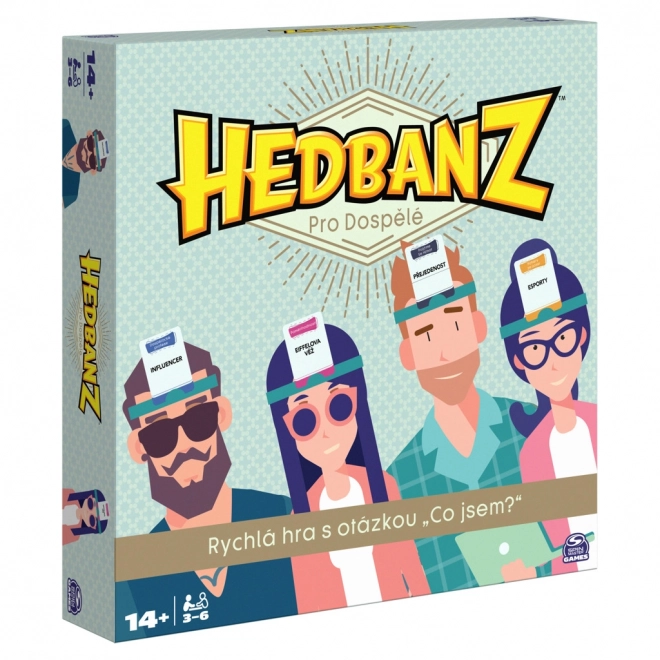 Společenská hra Hedbanz hra pro dospělejší