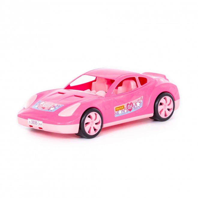 Závodní auto "Tornádo" - růžové