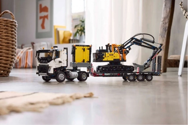 LEGO Technic 42175 Volvo FMX a koparka EC230 Electric