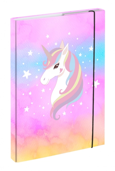 BAAGL SET 5 Airy Rainbow Unicorn: batoh, penál, sáček, peněženka, box