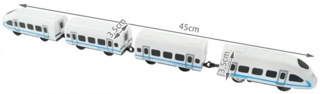 Autodráha 630 cm + autíčko + vláček