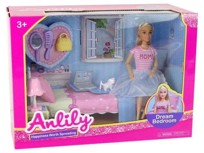 Anlily Doll v Příslušenství do ložnice Nábytek pro děti