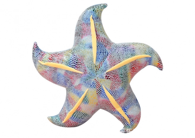 Plyšový polštář Starfish Mascot Blue 45 cm