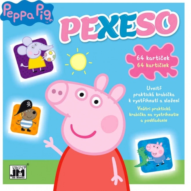 JIRI MODELS Pexeso v sešitu Prasátko Peppa